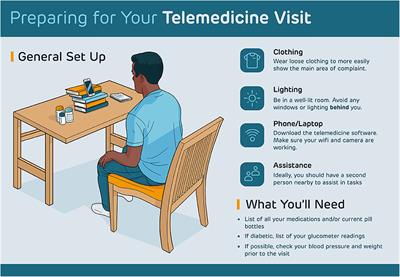 Preparing for Telemedicine Visits: Guidelines and Setup